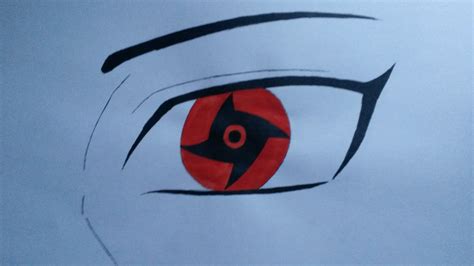 Once that is done add the pupils and color all but one in. Sharingan Drawing at GetDrawings | Free download