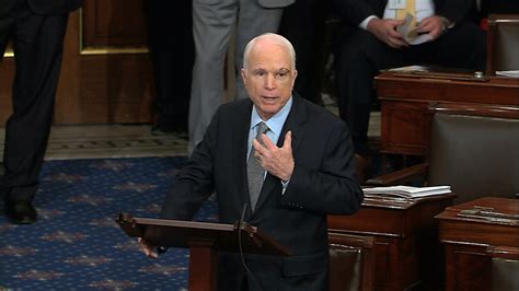 John Mccain Watch His First Senate Speech After Announcing Cancer