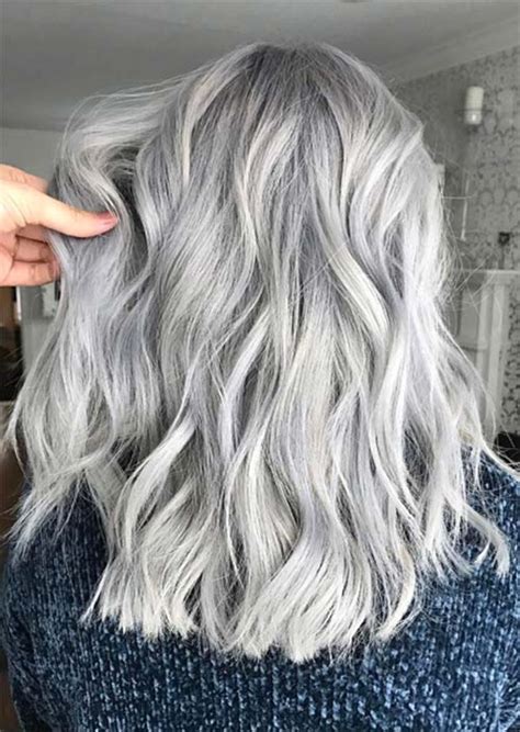 Silver Hair Trend 51 Cool Grey Hair Colors To Try 2022