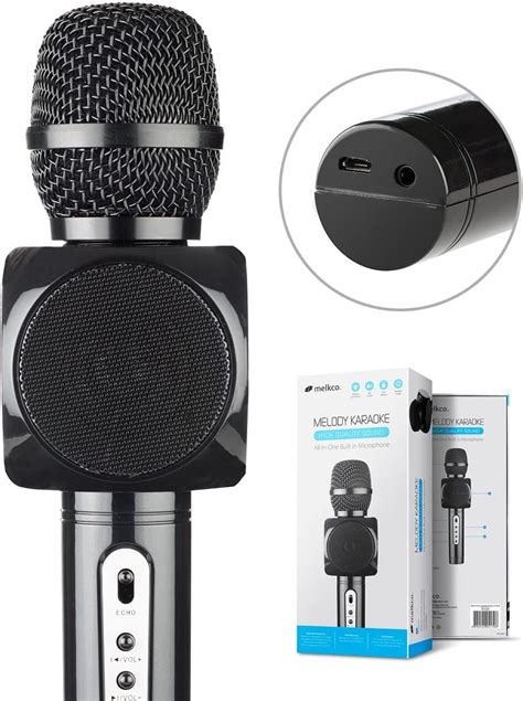 Melkco Melody Wireless Bluetooth Karaoke Microphone Portable 3 In 1