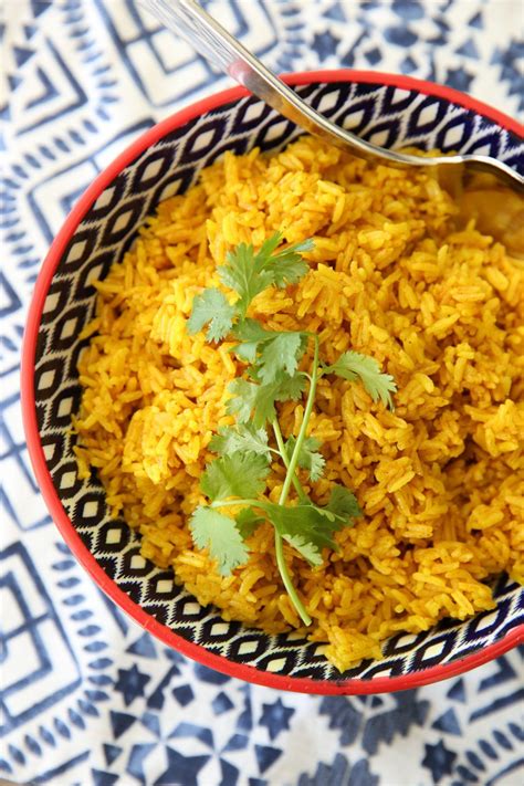 Turmeric Rice Recipe Recipes Savory Rice Indian Food Recipes