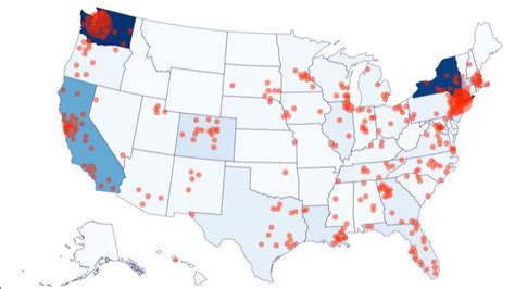 Coronavirus Map Covid 19 Spread In The United States Abc7 Los Angeles