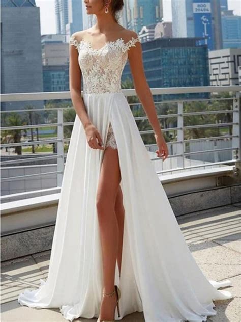 Wir haben unterschiedliche marken ausführlich getestet und wir zeigen unseren lesern hier unsere ergebnisse unseres tests. Designer Brautkleider Mit Spitze | Sommer Chiffon ...