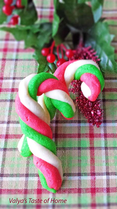 Mint Candy Cane Cookies Valyas Taste Of Home