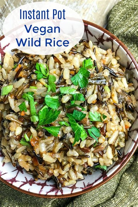 Easy Vegan Instant Pot Wild Rice Pilaf Recipe Mama Likes To Cook