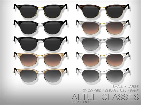 Altul Glasses By Pralinesims At Tsr Sims 4 Updates