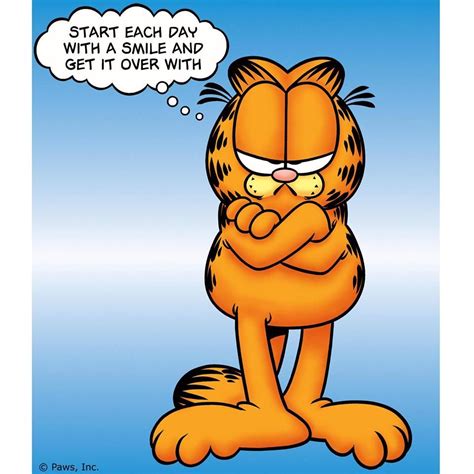 Some Friendly Monday Advice Garfield Quotes Garfield Cartoon