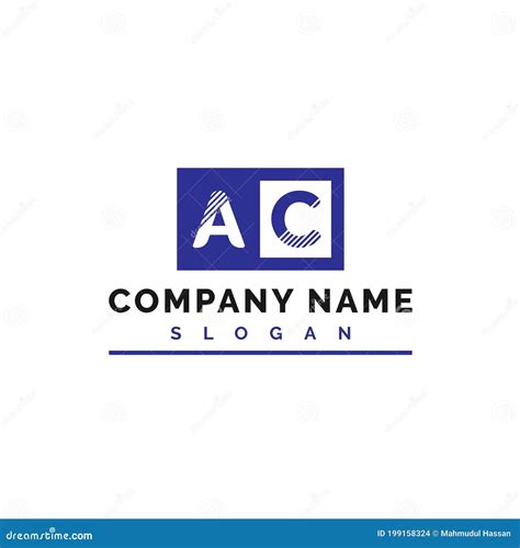 Ac Logo Design Ac Letter Logo Icon Vector Illustration Vector Stock