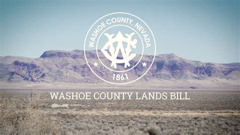 Washoe County Lands Bill Youtube
