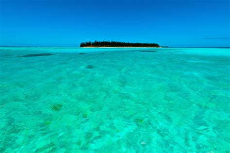 Coral Reefs Surrounding Brush Island New Caledonia
