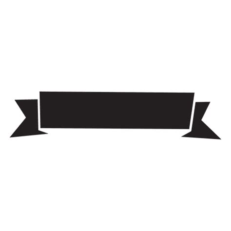 Emblema de la etiqueta de la cinta en negro - Descargar PNG/SVG gambar png