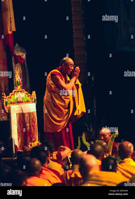 The 14th Dalai Lama Of Tibet Speaks During His Illuminating The Path