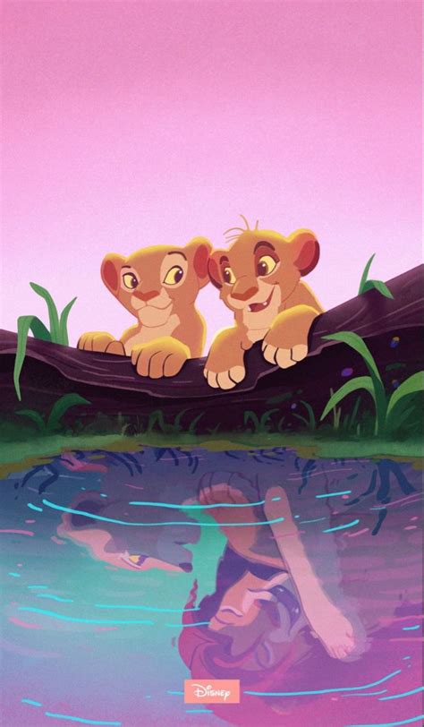 Simba And Nala In 2021 Disney Wallpaper Disney Phone Wallpaper Disney