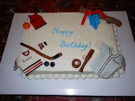 Sports Cake Sport Cakes Birthday Desserts Sports Food Tailgate