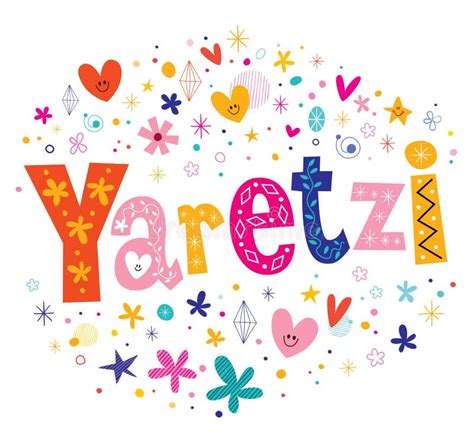 Las Muchachas De Yaretzi Nombran Ilustración Del Vector Ilustración