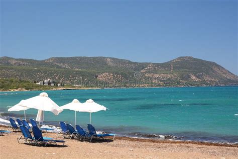 View Of Latchi Beach Polis Municipality Cyprus Stock Image Image Of
