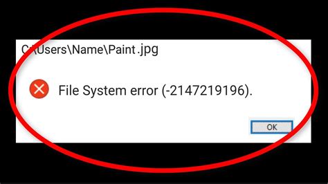 How To Fix The File System Error Windows Photos Opening Error Youtube