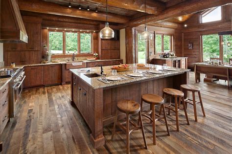 Modern interior decorators are using braided rugs in contemporary homes, as well. Modern Day Log Cabin - The Bowling Green Residence ...
