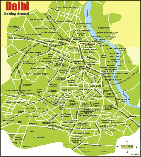 Delhi Map Tripsmaps Com