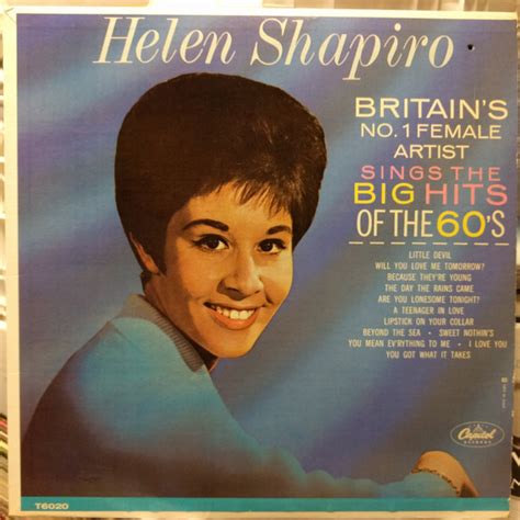 Helen Shapiro Helen Shapiro Sings The Big Hits 1962 Vinyl Discogs