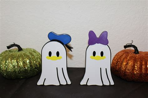 Donald And Daisy Duck Ghosts Disney Inspired Halloween Etsy