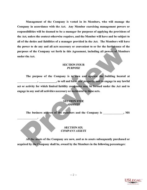 Llc Operating Agreement For Truckign Company Operating Agreement For