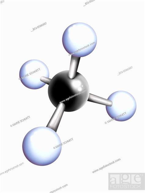 Methane Molecule Model