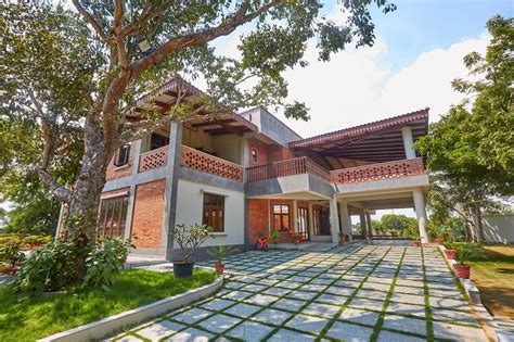 Indian Kerala House Brick House Designs Chettinad House Courtyard