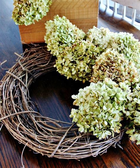 How To Make A Hydrangea Wreath Hydrangea Wreath Diy Hydrangea Wreath