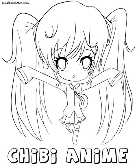 Anime Chibi Coloring Pages Coloring Pages To Download And Print