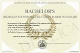 Bachelor Degree English Images