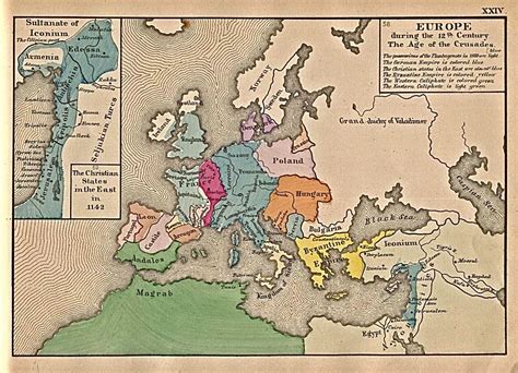 Mapa De Europa En El Siglo Xii Brainlylat