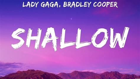 Lady Gaga Bradley Cooper Shallow Lyrics 90 Youtube