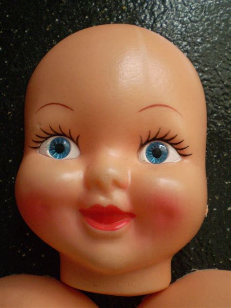 Vintage Doll Face Mask Blue Eyes Etsy