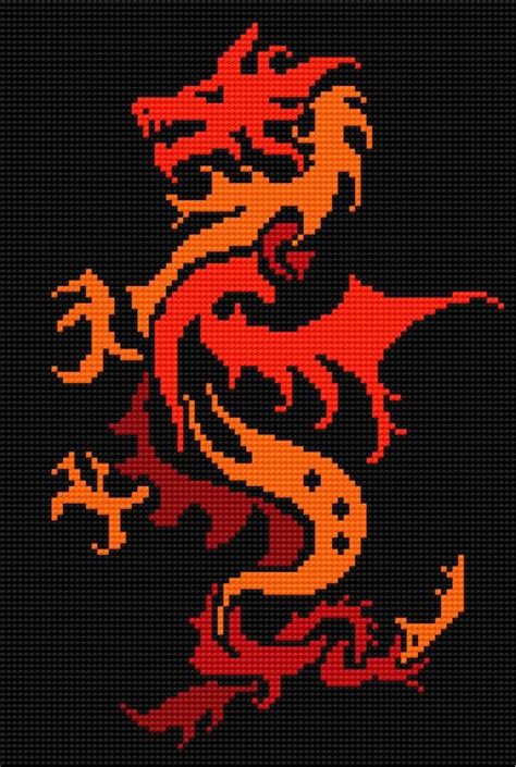 Links preceded by an asterisk (*) lead directly to pdf files. free cross stitch pattern - dragon | Cross stitch and ...