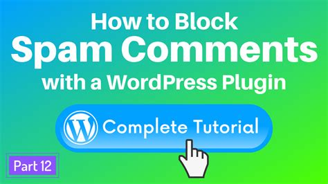 Block Wordpress Spam Comments With The Anti Spam Plugin Tony Teaches Tech