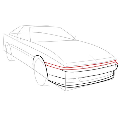Sketching Your Dream Ride: How to Draw a 1988 Toyota Supra Turbo MK 3