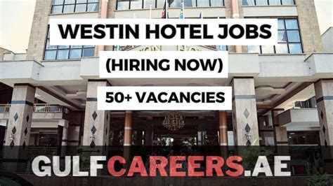 Westin Hotel Jobs || Urgent Hiring || Must Apply 2023 » Today's Recipe