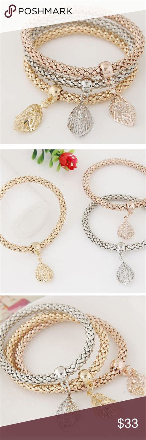 3pcs Crystal Round Bracelets Elastic Jewelry Jewelry Bracelets Crystals