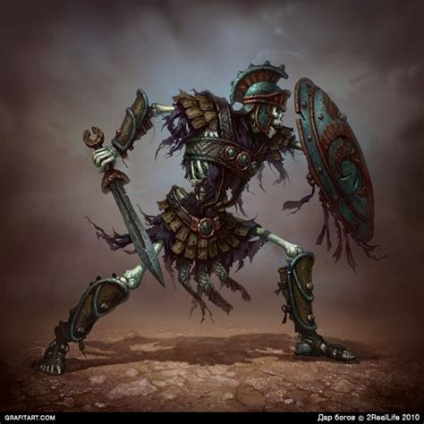 Skeletons For Godsand Game By Grafit Via Behance Dungeons Dragons