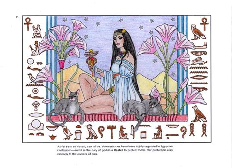 Egyptian Goddess Bast Protector Of Cats Bastet Egyptian Goddess