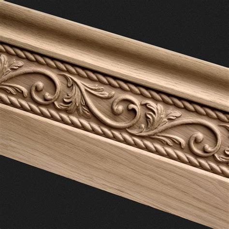 Exclusive Wooden Baseboard Moulding Classic Wooden Skirting Board