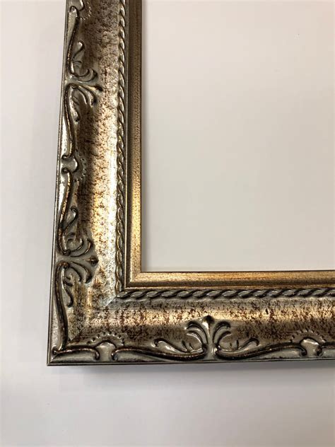 Silver Picture Frame,Ornate Silver Frame,Fancy Silver Frame,Silver Wedding Frame,Silver Frame 
