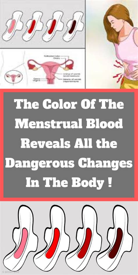 The Color Of Menstrual Blood Reveals All Dangerous Changes In The Body