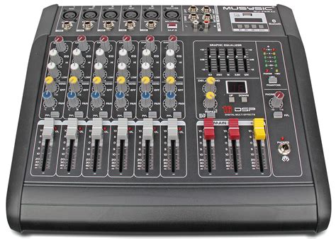 Complete Professional 2000 Watts Complete Pa System 6 Ch Mixer 10