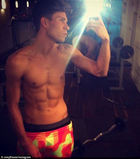 Joey Essex Shows Off His Rippling Muscles As He Tweets His Best Blue