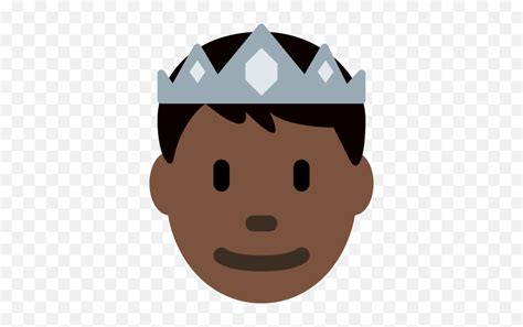 Prince Emoji With Dark Skin Tone Meaning And Pictures Emojis Whatsapp