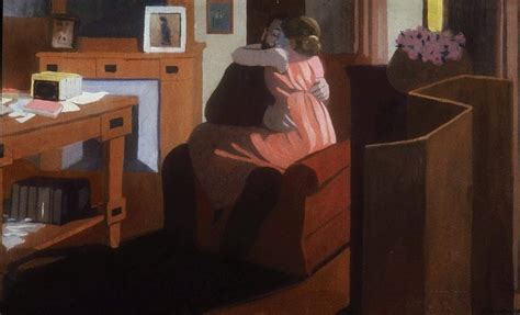 Intimacy Interior With Lovers And A Screen — Félix Édouard Vallotton