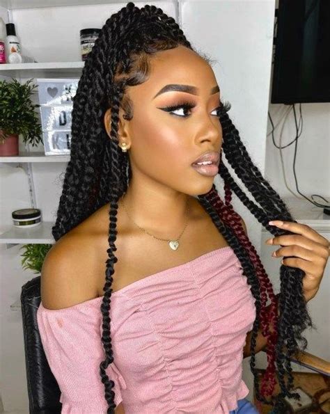 30 Gorgeous Passion Twists Styles To Try In 2024 Twist Braid