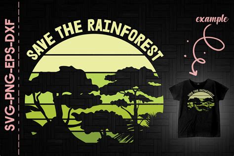 Save The Rainforest Nature Earth Day By Utenbaw Thehungryjpeg